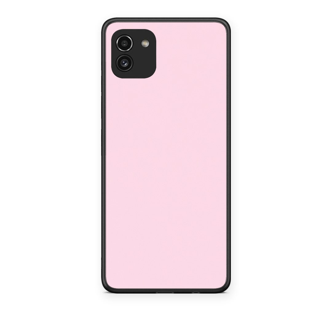 Θήκη Samsung Galaxy A03 Pale Pink από τη Smartfits με σχέδιο στο πίσω μέρος και μαύρο περίβλημα | Samsung Galaxy A03 Pale Pink case with colorful back and black bezels