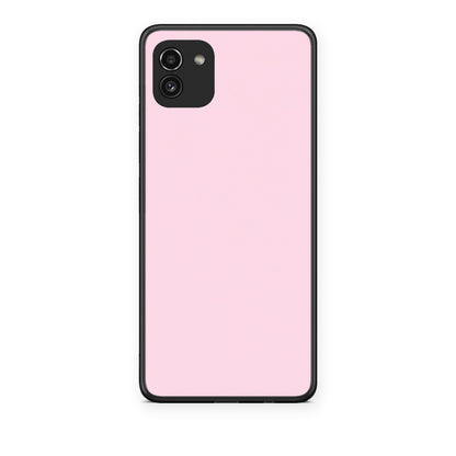 Θήκη Samsung Galaxy A03 Pale Pink από τη Smartfits με σχέδιο στο πίσω μέρος και μαύρο περίβλημα | Samsung Galaxy A03 Pale Pink case with colorful back and black bezels
