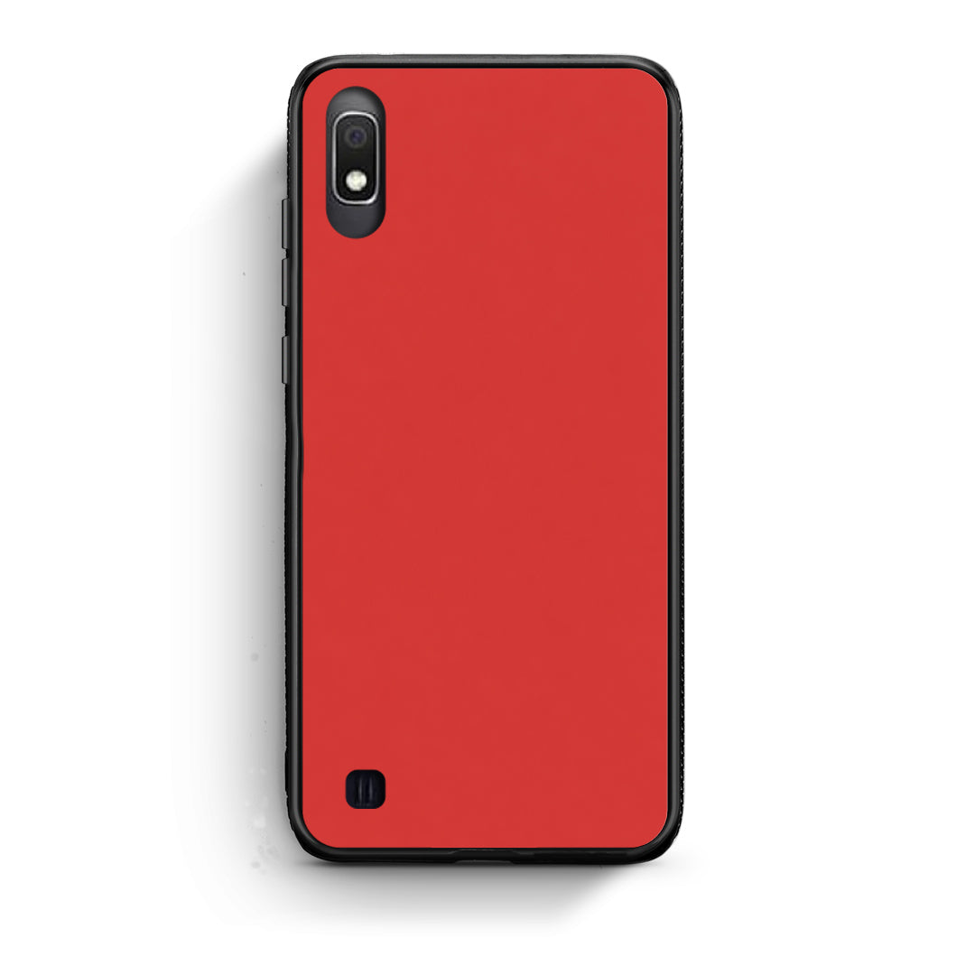 Θήκη Samsung Galaxy A10 Poppy Red από τη Smartfits με σχέδιο στο πίσω μέρος και μαύρο περίβλημα | Samsung Galaxy A10 Poppy Red case with colorful back and black bezels