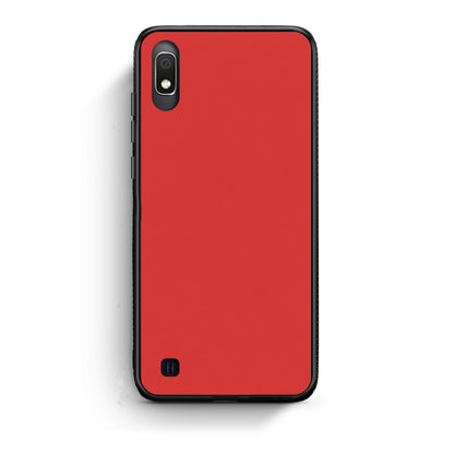 Θήκη Samsung Galaxy A10 Poppy Red από τη Smartfits με σχέδιο στο πίσω μέρος και μαύρο περίβλημα | Samsung Galaxy A10 Poppy Red case with colorful back and black bezels