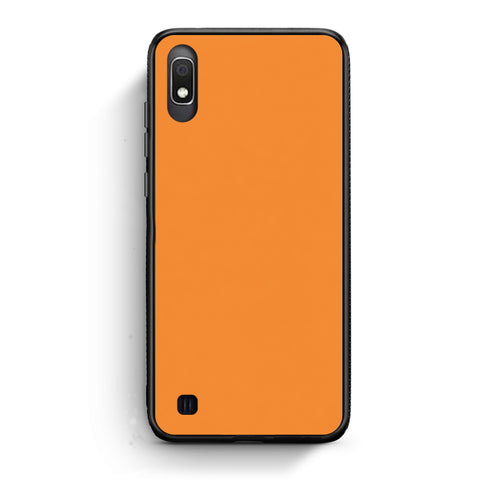 Θήκη Samsung Galaxy A10 Tangerine Orange από τη Smartfits με σχέδιο στο πίσω μέρος και μαύρο περίβλημα | Samsung Galaxy A10 Tangerine Orange case with colorful back and black bezels
