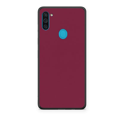 Θήκη Samsung Galaxy A11 / M11 Burgundy από τη Smartfits με σχέδιο στο πίσω μέρος και μαύρο περίβλημα | Samsung Galaxy A11 / M11 Burgundy case with colorful back and black bezels