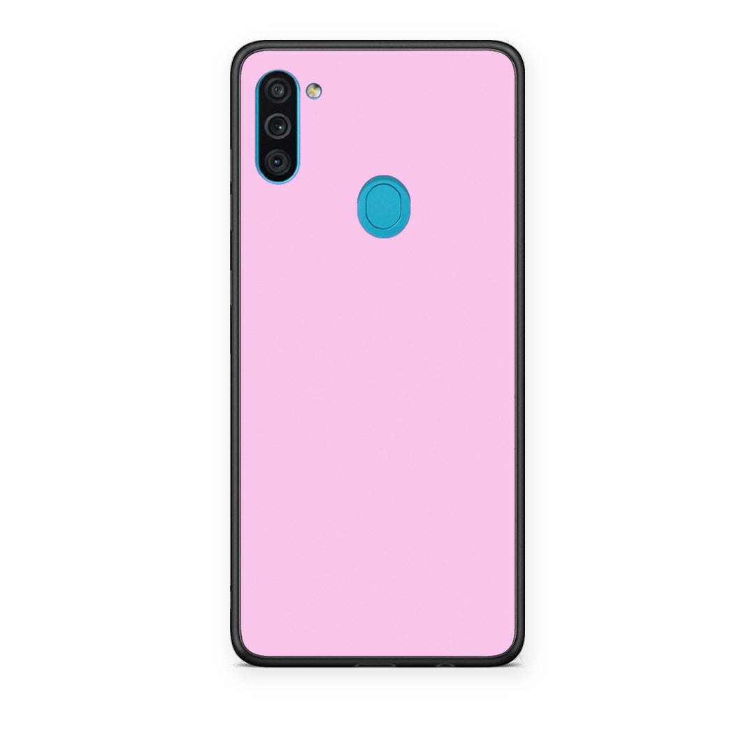 Θήκη Samsung Galaxy A11 / M11 Cotton Candy Pink από τη Smartfits με σχέδιο στο πίσω μέρος και μαύρο περίβλημα | Samsung Galaxy A11 / M11 Cotton Candy Pink case with colorful back and black bezels