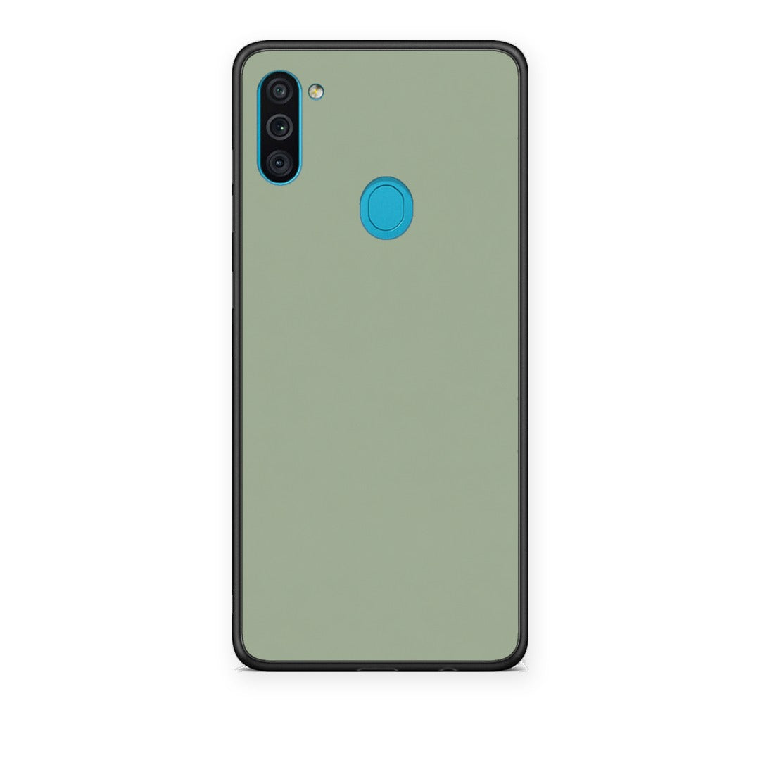 Θήκη Samsung Galaxy A11 / M11 Sage Green από τη Smartfits με σχέδιο στο πίσω μέρος και μαύρο περίβλημα | Samsung Galaxy A11 / M11 Sage Green case with colorful back and black bezels