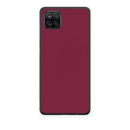 Θήκη Samsung Galaxy A12 Burgundy από τη Smartfits με σχέδιο στο πίσω μέρος και μαύρο περίβλημα | Samsung Galaxy A12 Burgundy case with colorful back and black bezels