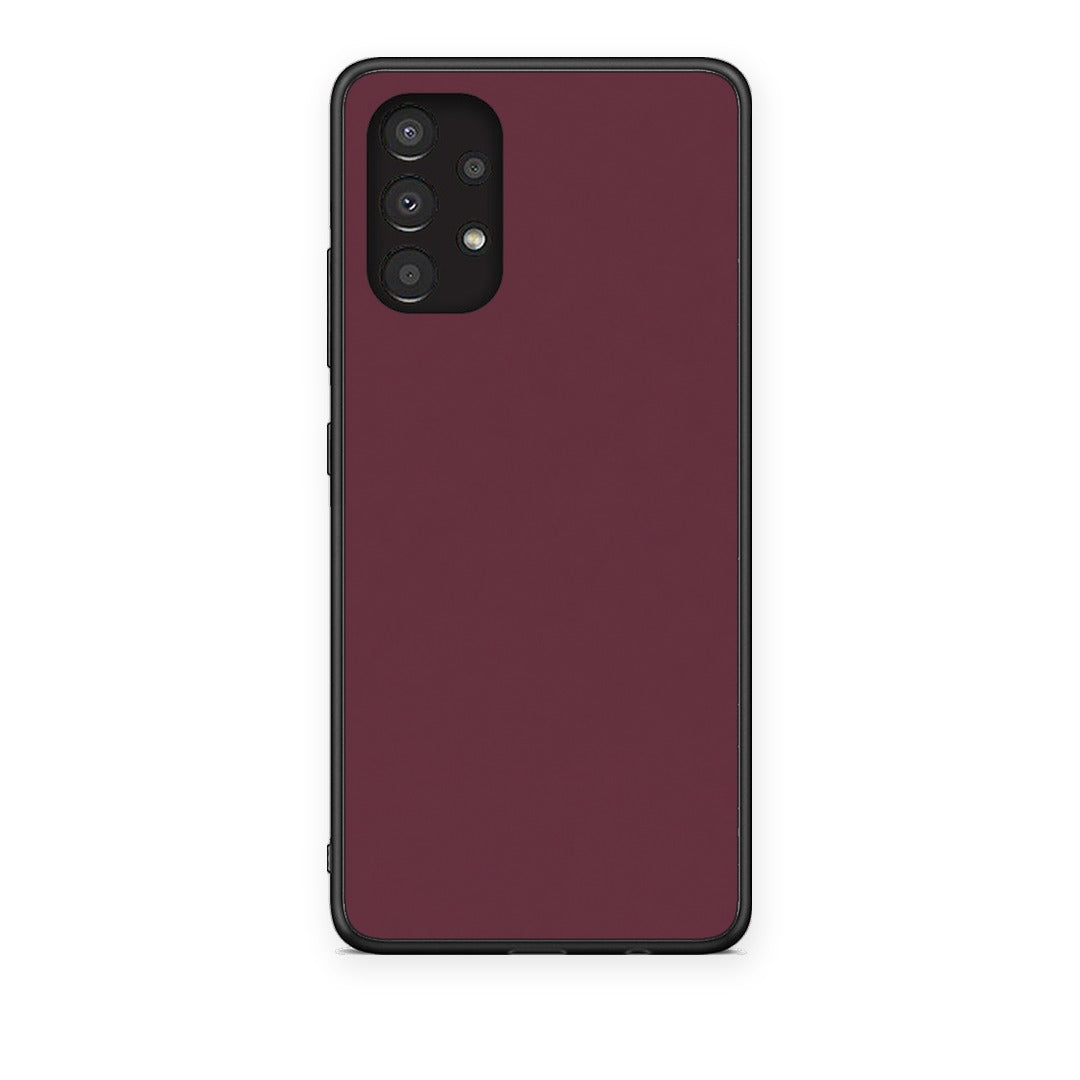 Θήκη Samsung Galaxy A13 4G Muted Burgundy από τη Smartfits με σχέδιο στο πίσω μέρος και μαύρο περίβλημα | Samsung Galaxy A13 4G Muted Burgundy case with colorful back and black bezels