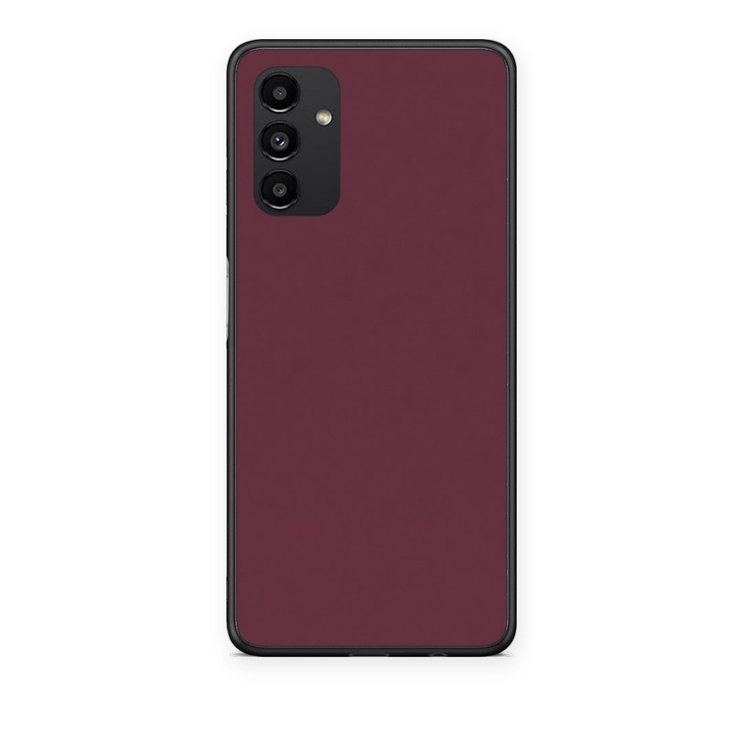 Θήκη Samsung Galaxy A04s Muted Burgundy από τη Smartfits με σχέδιο στο πίσω μέρος και μαύρο περίβλημα | Samsung Galaxy A04s Muted Burgundy case with colorful back and black bezels