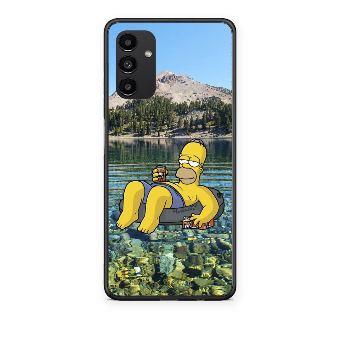 Θήκη Samsung Galaxy A04s Summer Happiness από τη Smartfits με σχέδιο στο πίσω μέρος και μαύρο περίβλημα | Samsung Galaxy A04s Summer Happiness case with colorful back and black bezels