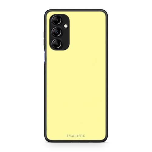 Θήκη Samsung Galaxy A14 / A14 5G Butter Yellow από τη Smartfits με σχέδιο στο πίσω μέρος και μαύρο περίβλημα | Samsung Galaxy A14 / A14 5G Butter Yellow case with colorful back and black bezels