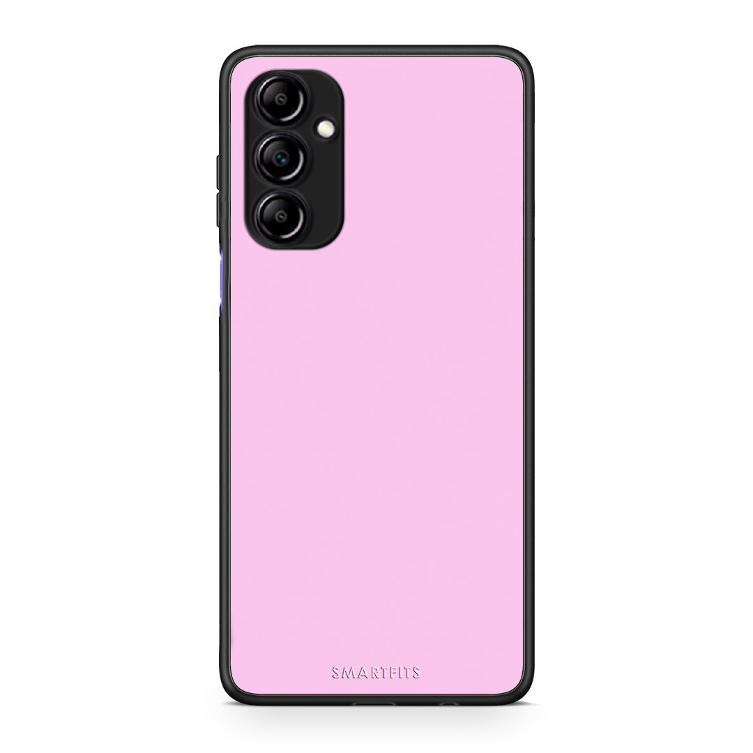 Θήκη Samsung Galaxy A14 / A14 5G Cotton Candy Pink από τη Smartfits με σχέδιο στο πίσω μέρος και μαύρο περίβλημα | Samsung Galaxy A14 / A14 5G Cotton Candy Pink case with colorful back and black bezels