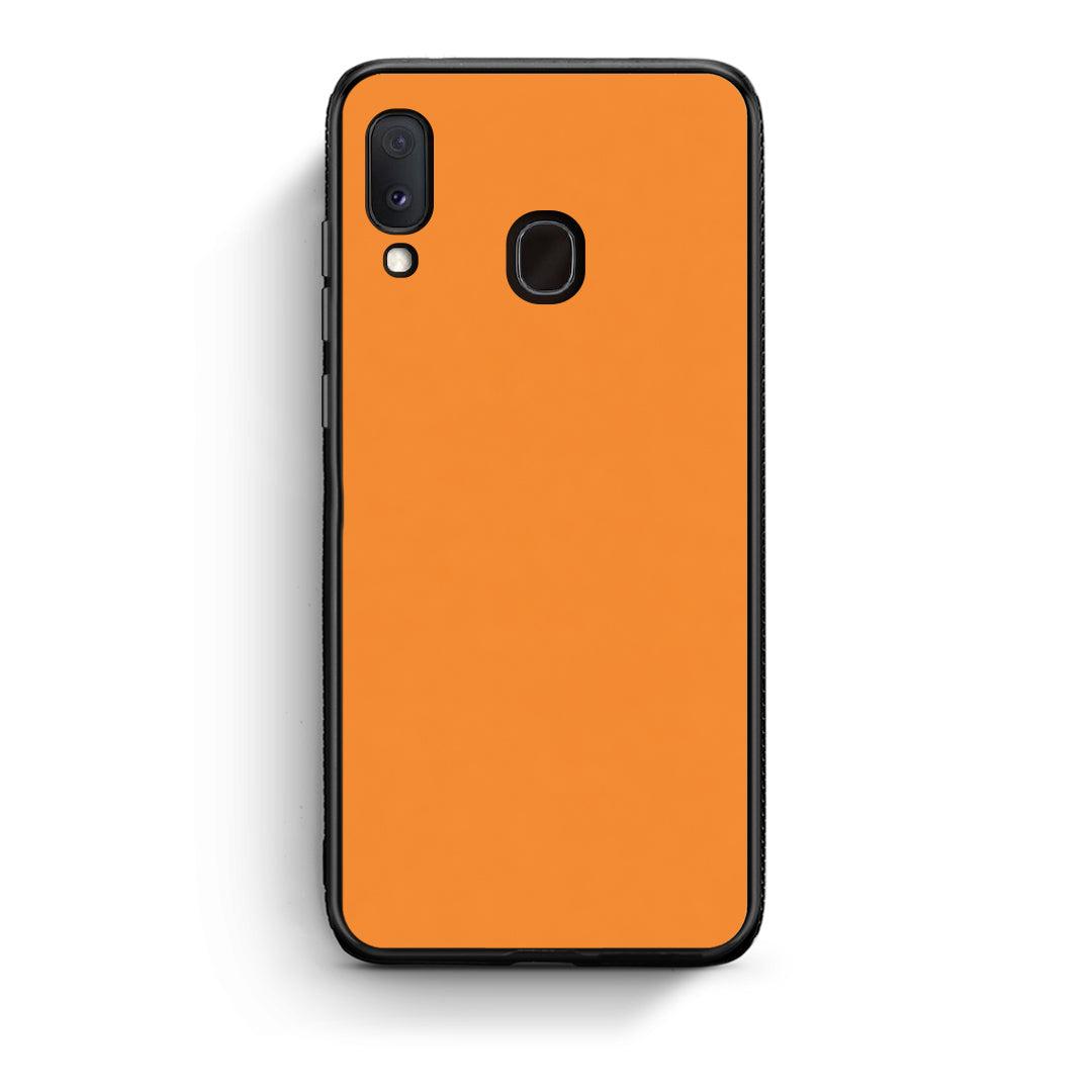 Θήκη Samsung Galaxy A30 Tangerine Orange από τη Smartfits με σχέδιο στο πίσω μέρος και μαύρο περίβλημα | Samsung Galaxy A30 Tangerine Orange case with colorful back and black bezels