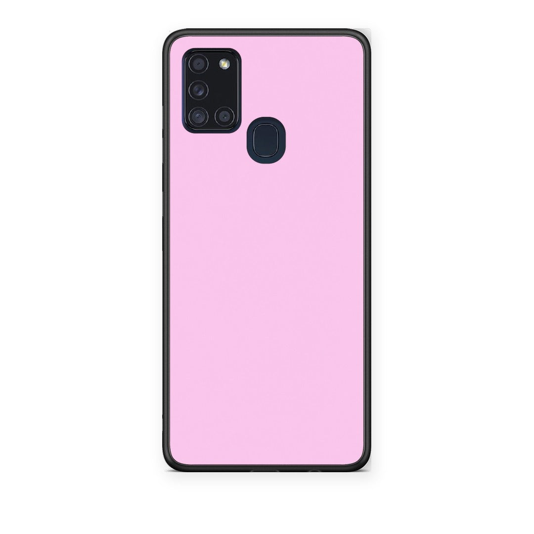 Θήκη Samsung Galaxy A21s Cotton Candy Pink από τη Smartfits με σχέδιο στο πίσω μέρος και μαύρο περίβλημα | Samsung Galaxy A21s Cotton Candy Pink case with colorful back and black bezels