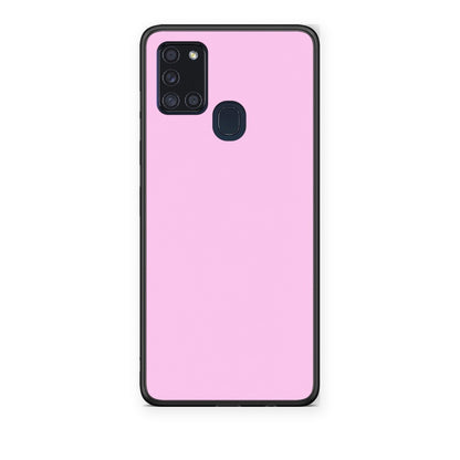 Θήκη Samsung Galaxy A21s Cotton Candy Pink από τη Smartfits με σχέδιο στο πίσω μέρος και μαύρο περίβλημα | Samsung Galaxy A21s Cotton Candy Pink case with colorful back and black bezels