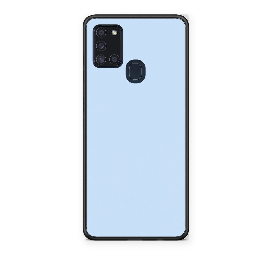 Θήκη Samsung Galaxy A21s Powder Blue από τη Smartfits με σχέδιο στο πίσω μέρος και μαύρο περίβλημα | Samsung Galaxy A21s Powder Blue case with colorful back and black bezels