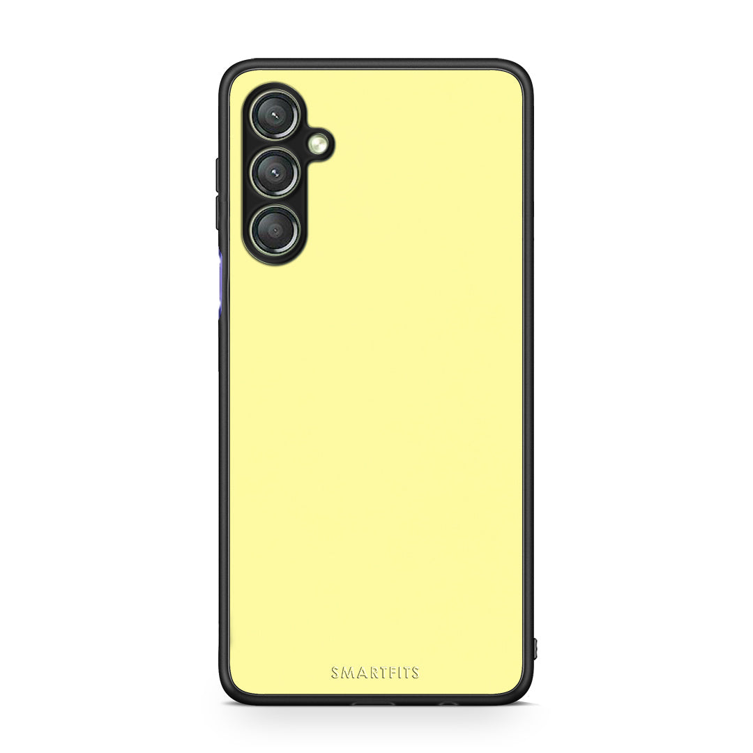Θήκη Samsung Galaxy A24 4G Butter Yellow από τη Smartfits με σχέδιο στο πίσω μέρος και μαύρο περίβλημα | Samsung Galaxy A24 4G Butter Yellow case with colorful back and black bezels