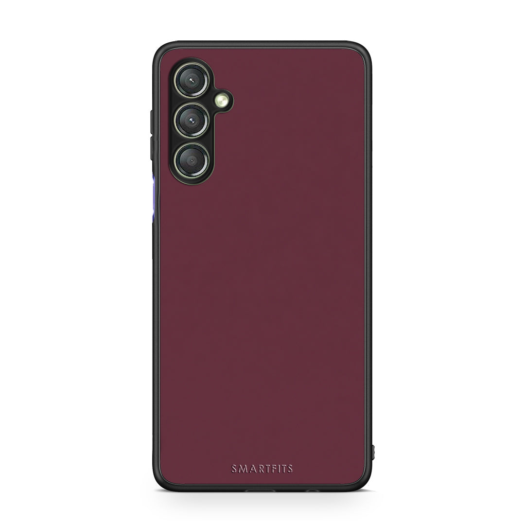 Θήκη Samsung Galaxy A24 4G Muted Burgundy από τη Smartfits με σχέδιο στο πίσω μέρος και μαύρο περίβλημα | Samsung Galaxy A24 4G Muted Burgundy case with colorful back and black bezels