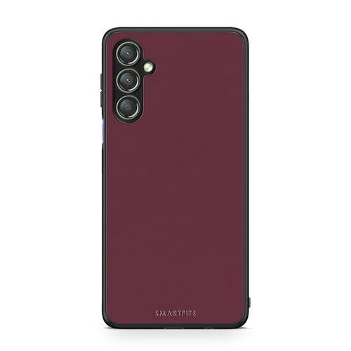 Θήκη Samsung Galaxy A24 4G Muted Burgundy από τη Smartfits με σχέδιο στο πίσω μέρος και μαύρο περίβλημα | Samsung Galaxy A24 4G Muted Burgundy case with colorful back and black bezels