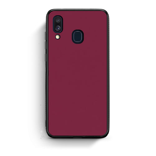 Θήκη Samsung Galaxy A40 Burgundy από τη Smartfits με σχέδιο στο πίσω μέρος και μαύρο περίβλημα | Samsung Galaxy A40 Burgundy case with colorful back and black bezels