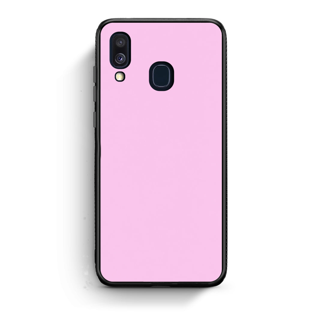 Θήκη Samsung Galaxy A40 Cotton Candy Pink από τη Smartfits με σχέδιο στο πίσω μέρος και μαύρο περίβλημα | Samsung Galaxy A40 Cotton Candy Pink case with colorful back and black bezels