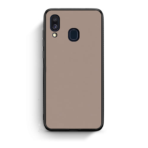 Θήκη Samsung Galaxy A40 Warm Taupe από τη Smartfits με σχέδιο στο πίσω μέρος και μαύρο περίβλημα | Samsung Galaxy A40 Warm Taupe case with colorful back and black bezels