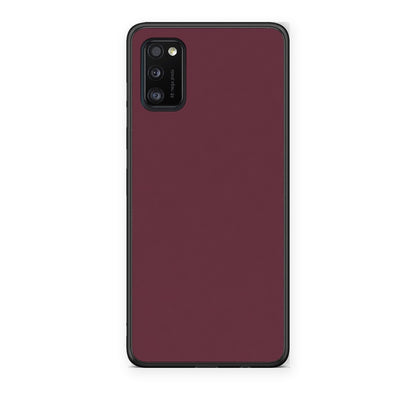 Θήκη Samsung Galaxy A41 Muted Burgundy από τη Smartfits με σχέδιο στο πίσω μέρος και μαύρο περίβλημα | Samsung Galaxy A41 Muted Burgundy case with colorful back and black bezels