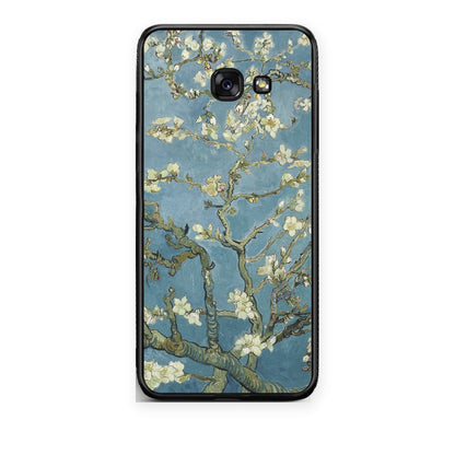 Θήκη Samsung Galaxy A5 2017 White Blossoms από τη Smartfits με σχέδιο στο πίσω μέρος και μαύρο περίβλημα | Samsung Galaxy A5 2017 White Blossoms case with colorful back and black bezels
