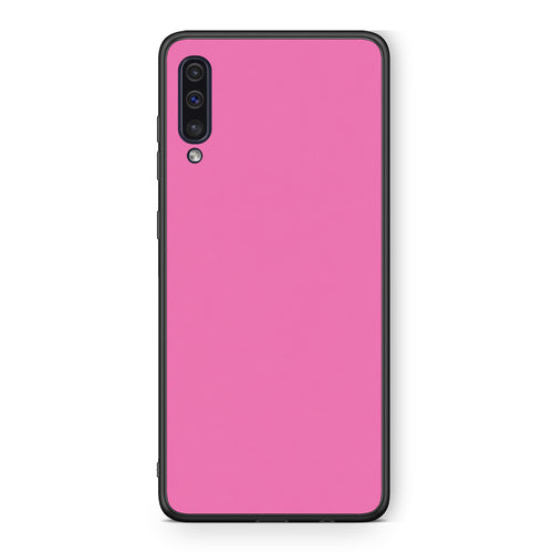 Θήκη Samsung Galaxy A50 / A30s Rose Pink από τη Smartfits με σχέδιο στο πίσω μέρος και μαύρο περίβλημα | Samsung Galaxy A50 / A30s Rose Pink case with colorful back and black bezels