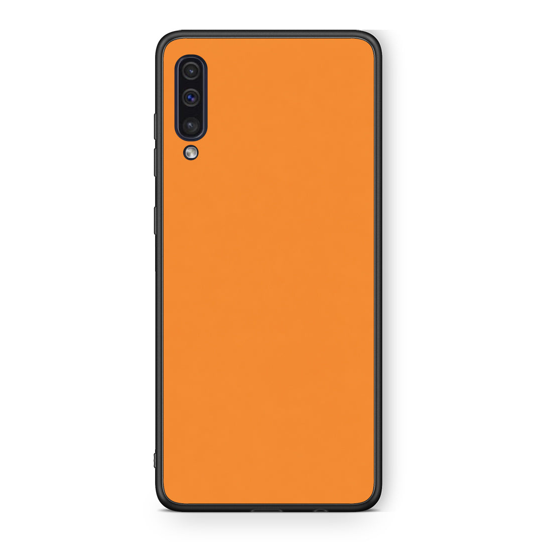 Θήκη Samsung Galaxy A50 / A30s Tangerine Orange από τη Smartfits με σχέδιο στο πίσω μέρος και μαύρο περίβλημα | Samsung Galaxy A50 / A30s Tangerine Orange case with colorful back and black bezels