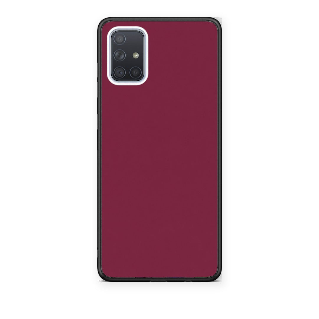 Θήκη Samsung Galaxy A51 Burgundy από τη Smartfits με σχέδιο στο πίσω μέρος και μαύρο περίβλημα | Samsung Galaxy A51 Burgundy case with colorful back and black bezels