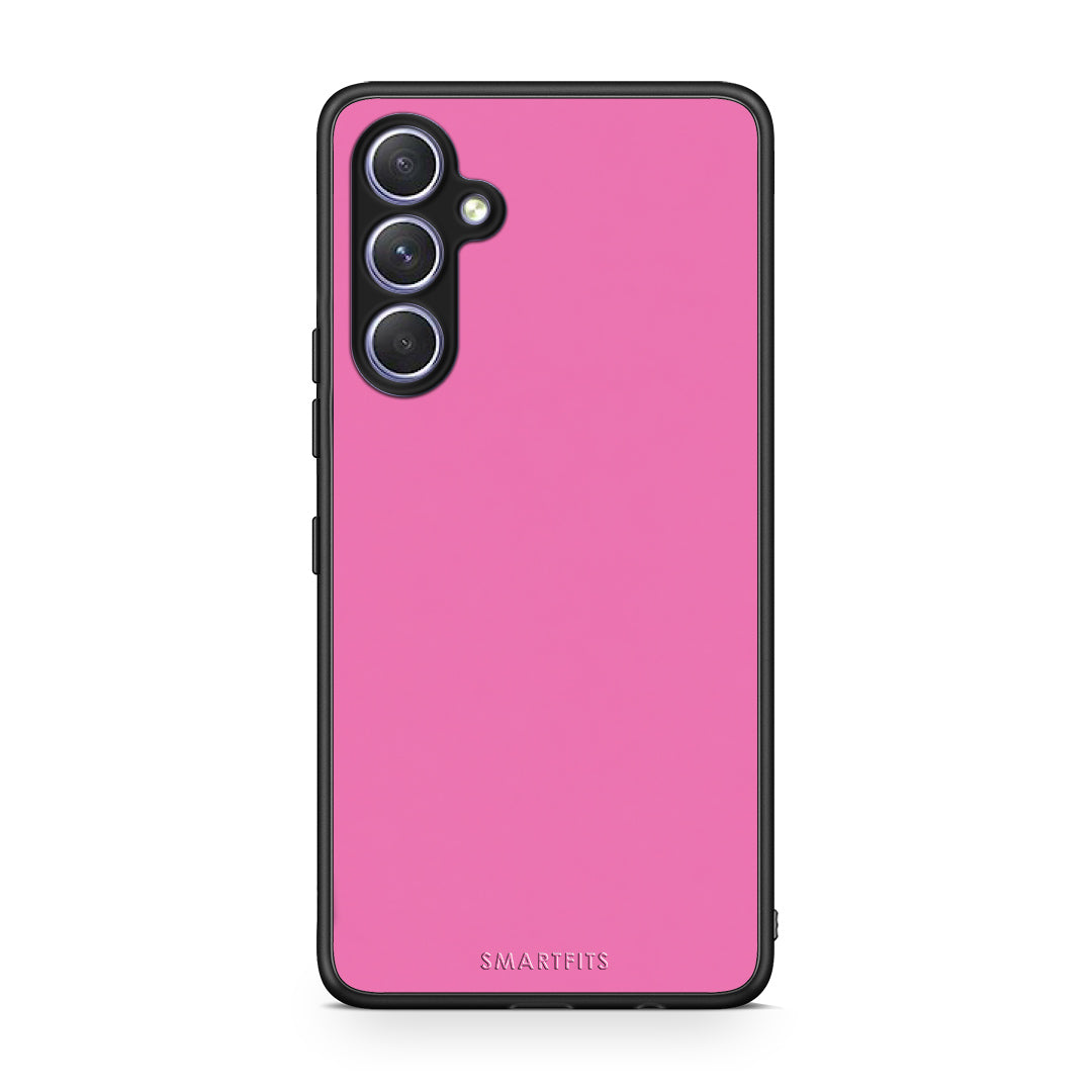 Θήκη Samsung Galaxy A54 Rose Pink από τη Smartfits με σχέδιο στο πίσω μέρος και μαύρο περίβλημα | Samsung Galaxy A54 Rose Pink case with colorful back and black bezels
