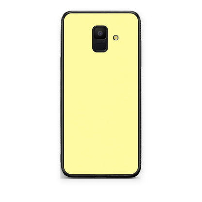 Θήκη Samsung Galaxy A6 2018 Butter Yellow από τη Smartfits με σχέδιο στο πίσω μέρος και μαύρο περίβλημα | Samsung Galaxy A6 2018 Butter Yellow case with colorful back and black bezels