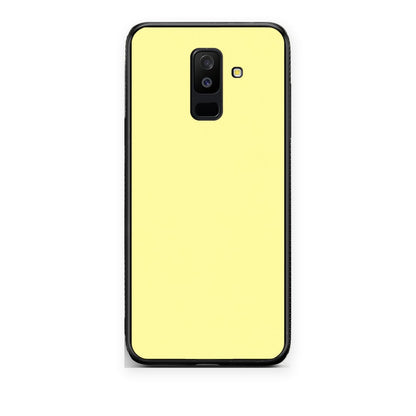 Θήκη Samsung Galaxy A6+ 2018 Butter Yellow από τη Smartfits με σχέδιο στο πίσω μέρος και μαύρο περίβλημα | Samsung Galaxy A6+ 2018 Butter Yellow case with colorful back and black bezels