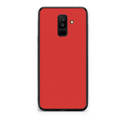 Θήκη Samsung Galaxy A6+ 2018 Poppy Red από τη Smartfits με σχέδιο στο πίσω μέρος και μαύρο περίβλημα | Samsung Galaxy A6+ 2018 Poppy Red case with colorful back and black bezels