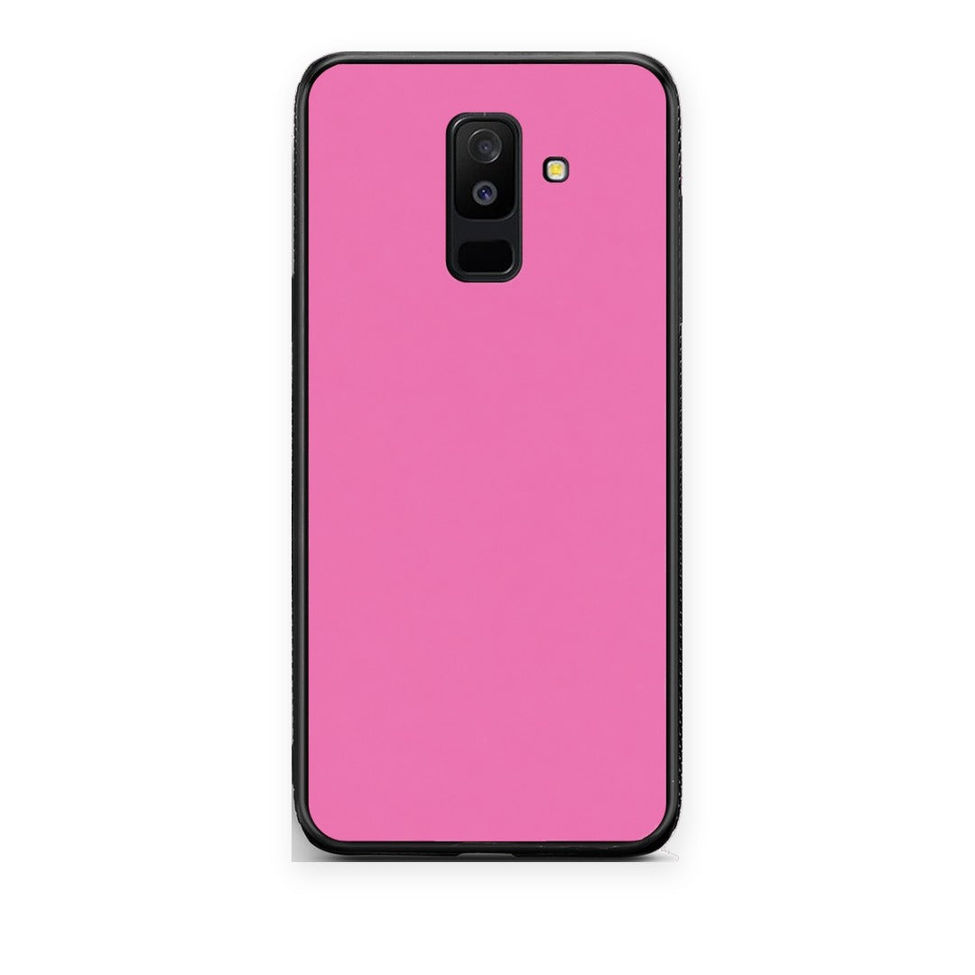 Θήκη Samsung Galaxy A6+ 2018 Rose Pink από τη Smartfits με σχέδιο στο πίσω μέρος και μαύρο περίβλημα | Samsung Galaxy A6+ 2018 Rose Pink case with colorful back and black bezels
