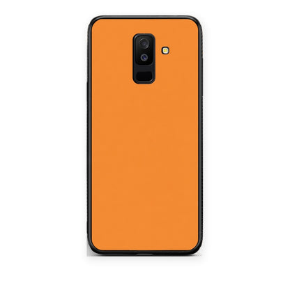 Θήκη Samsung Galaxy A6+ 2018 Tangerine Orange από τη Smartfits με σχέδιο στο πίσω μέρος και μαύρο περίβλημα | Samsung Galaxy A6+ 2018 Tangerine Orange case with colorful back and black bezels