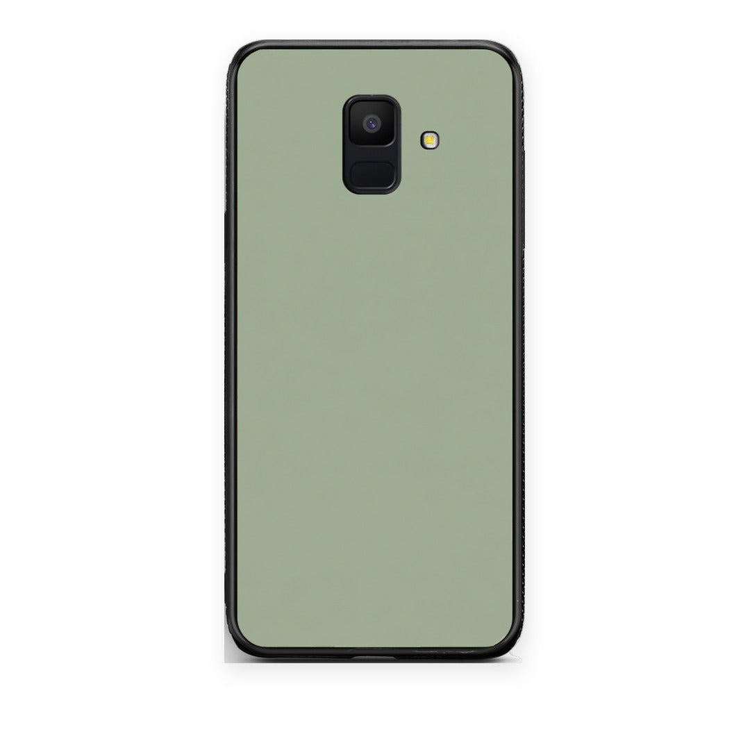 Θήκη Samsung Galaxy A6 2018 Sage Green από τη Smartfits με σχέδιο στο πίσω μέρος και μαύρο περίβλημα | Samsung Galaxy A6 2018 Sage Green case with colorful back and black bezels