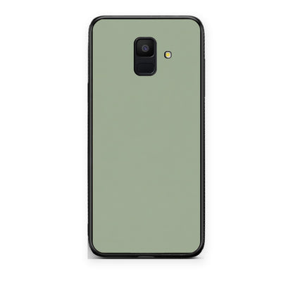 Θήκη Samsung Galaxy A6 2018 Sage Green από τη Smartfits με σχέδιο στο πίσω μέρος και μαύρο περίβλημα | Samsung Galaxy A6 2018 Sage Green case with colorful back and black bezels