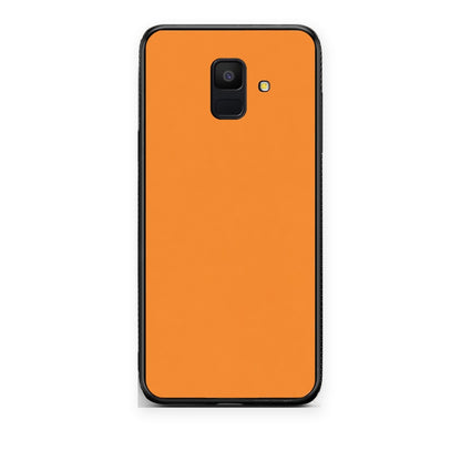 Θήκη Samsung Galaxy A6 2018 Tangerine Orange από τη Smartfits με σχέδιο στο πίσω μέρος και μαύρο περίβλημα | Samsung Galaxy A6 2018 Tangerine Orange case with colorful back and black bezels