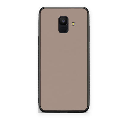 Θήκη Samsung Galaxy A6 2018 Warm Taupe από τη Smartfits με σχέδιο στο πίσω μέρος και μαύρο περίβλημα | Samsung Galaxy A6 2018 Warm Taupe case with colorful back and black bezels