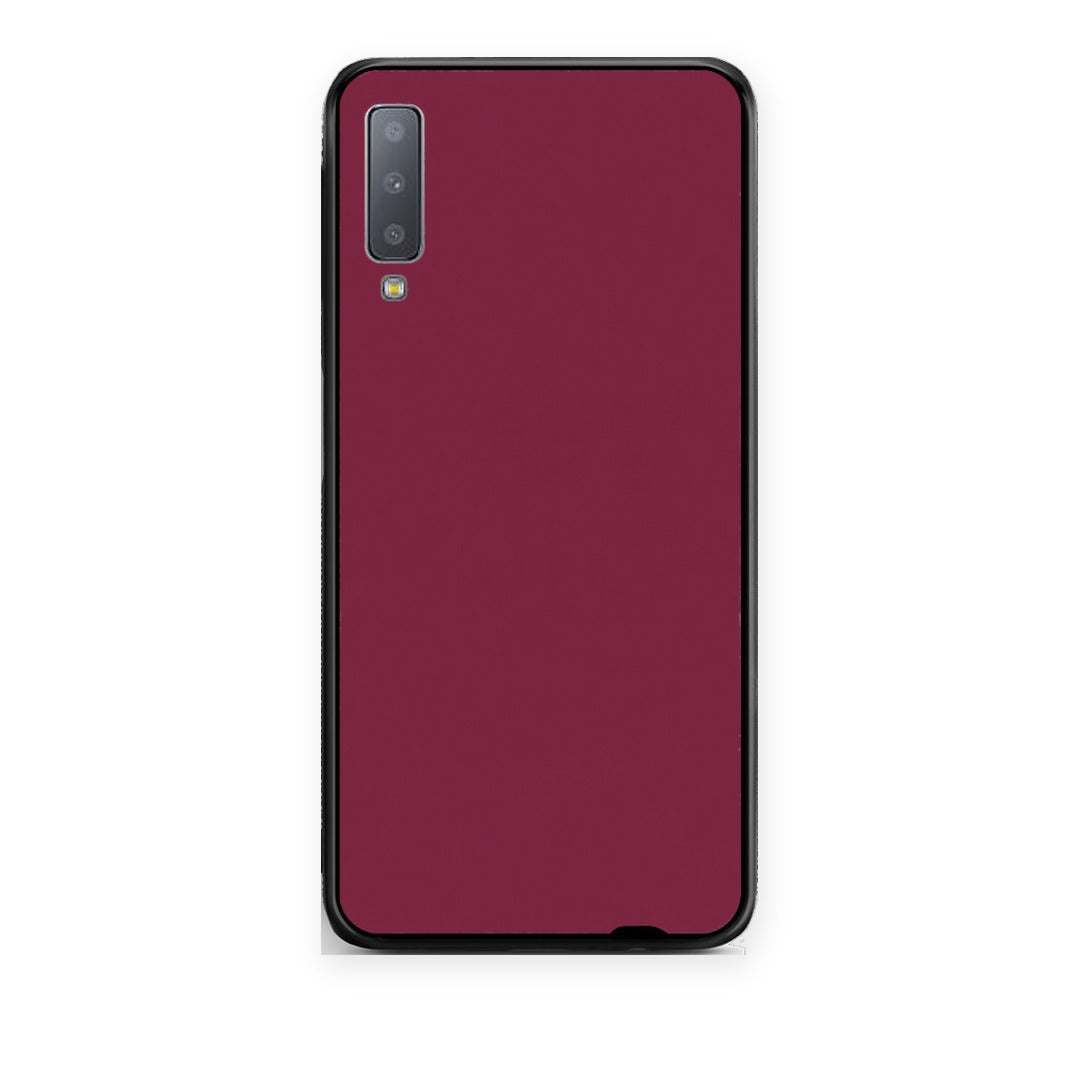 Θήκη Samsung Galaxy A7 2018 Burgundy από τη Smartfits με σχέδιο στο πίσω μέρος και μαύρο περίβλημα | Samsung Galaxy A7 2018 Burgundy case with colorful back and black bezels