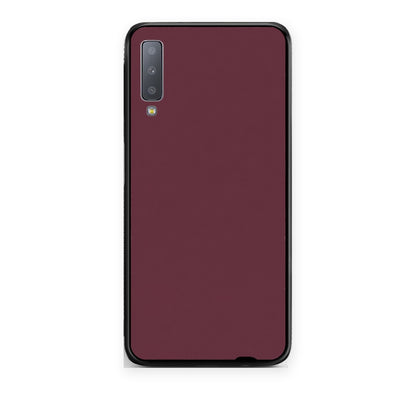 Θήκη Samsung Galaxy A7 2018 Muted Burgundy από τη Smartfits με σχέδιο στο πίσω μέρος και μαύρο περίβλημα | Samsung Galaxy A7 2018 Muted Burgundy case with colorful back and black bezels