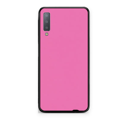 Θήκη Samsung Galaxy A7 2018 Rose Pink από τη Smartfits με σχέδιο στο πίσω μέρος και μαύρο περίβλημα | Samsung Galaxy A7 2018 Rose Pink case with colorful back and black bezels