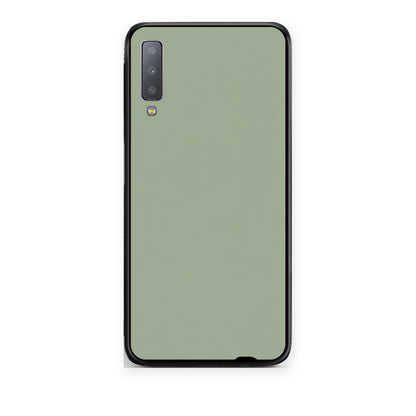 Θήκη Samsung Galaxy A7 2018 Sage Green από τη Smartfits με σχέδιο στο πίσω μέρος και μαύρο περίβλημα | Samsung Galaxy A7 2018 Sage Green case with colorful back and black bezels