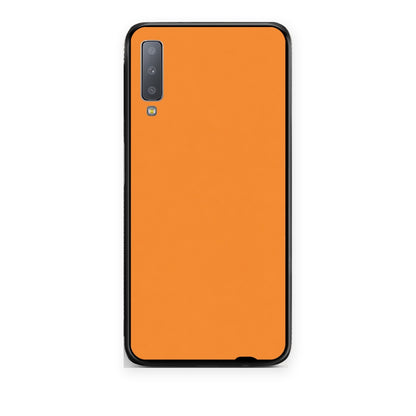 Θήκη Samsung Galaxy A7 2018 Tangerine Orange από τη Smartfits με σχέδιο στο πίσω μέρος και μαύρο περίβλημα | Samsung Galaxy A7 2018 Tangerine Orange case with colorful back and black bezels