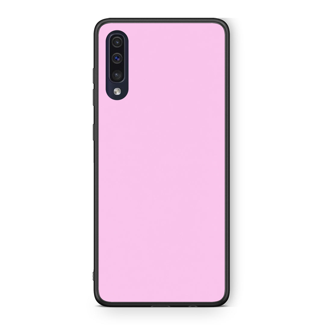 Θήκη Samsung Galaxy A70 Cotton Candy Pink από τη Smartfits με σχέδιο στο πίσω μέρος και μαύρο περίβλημα | Samsung Galaxy A70 Cotton Candy Pink case with colorful back and black bezels