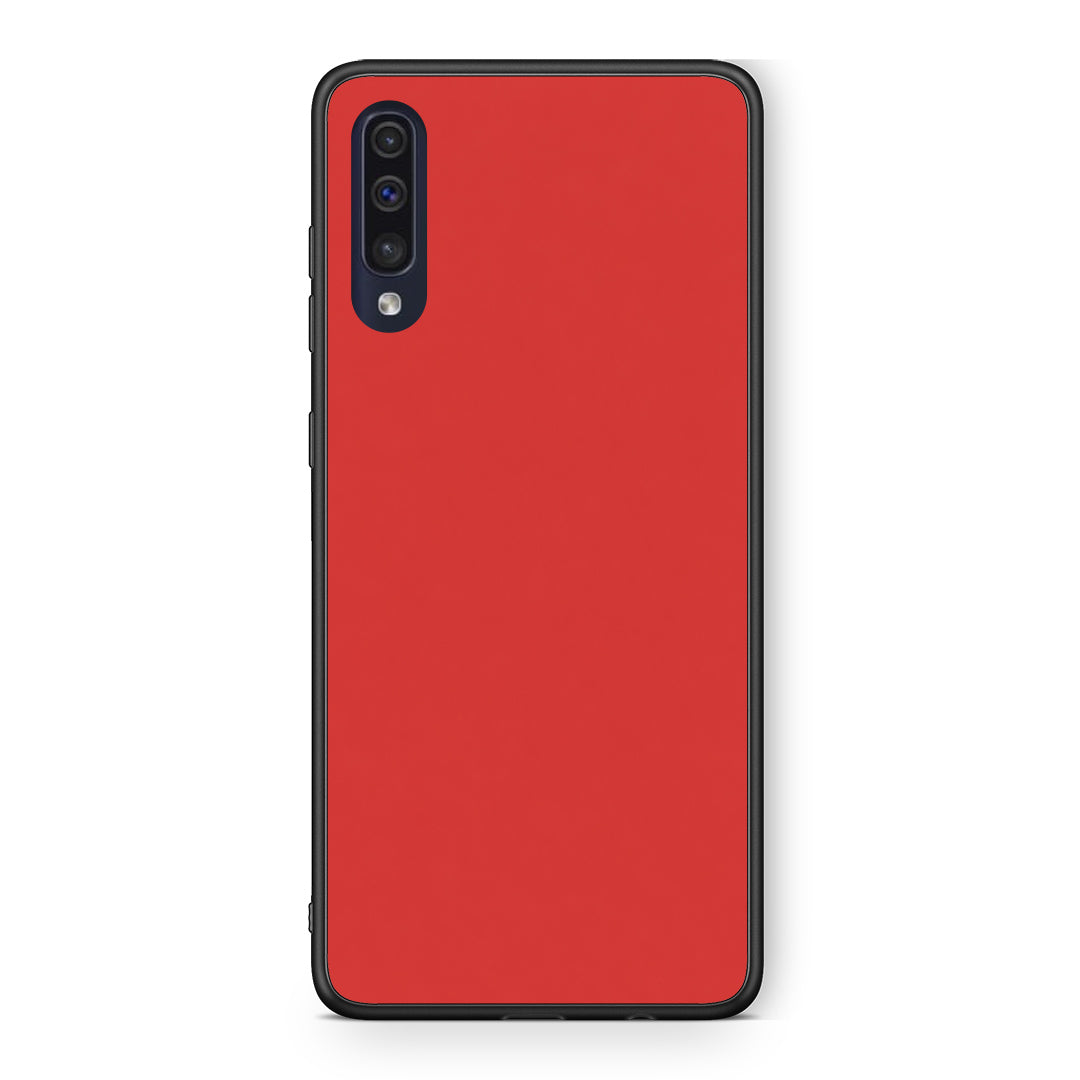 Θήκη Samsung Galaxy A70 Poppy Red από τη Smartfits με σχέδιο στο πίσω μέρος και μαύρο περίβλημα | Samsung Galaxy A70 Poppy Red case with colorful back and black bezels