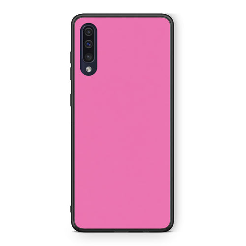 Θήκη Samsung Galaxy A70 Rose Pink από τη Smartfits με σχέδιο στο πίσω μέρος και μαύρο περίβλημα | Samsung Galaxy A70 Rose Pink case with colorful back and black bezels