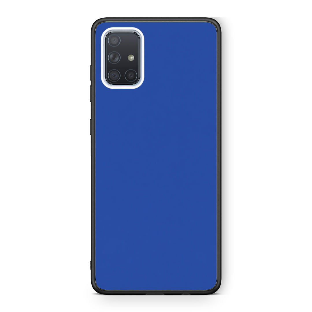 Θήκη Samsung Galaxy A71 Royal Blue από τη Smartfits με σχέδιο στο πίσω μέρος και μαύρο περίβλημα | Samsung Galaxy A71 Royal Blue case with colorful back and black bezels