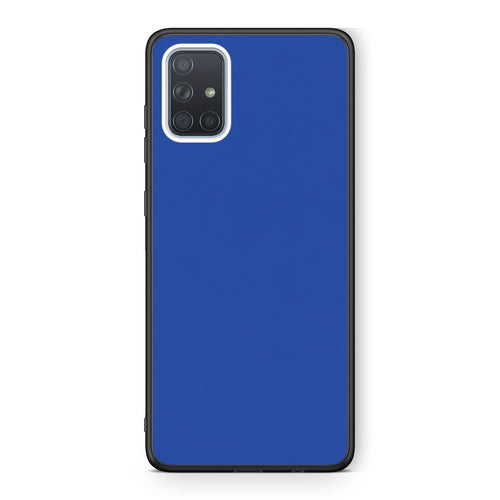 Θήκη Samsung Galaxy A71 Royal Blue από τη Smartfits με σχέδιο στο πίσω μέρος και μαύρο περίβλημα | Samsung Galaxy A71 Royal Blue case with colorful back and black bezels