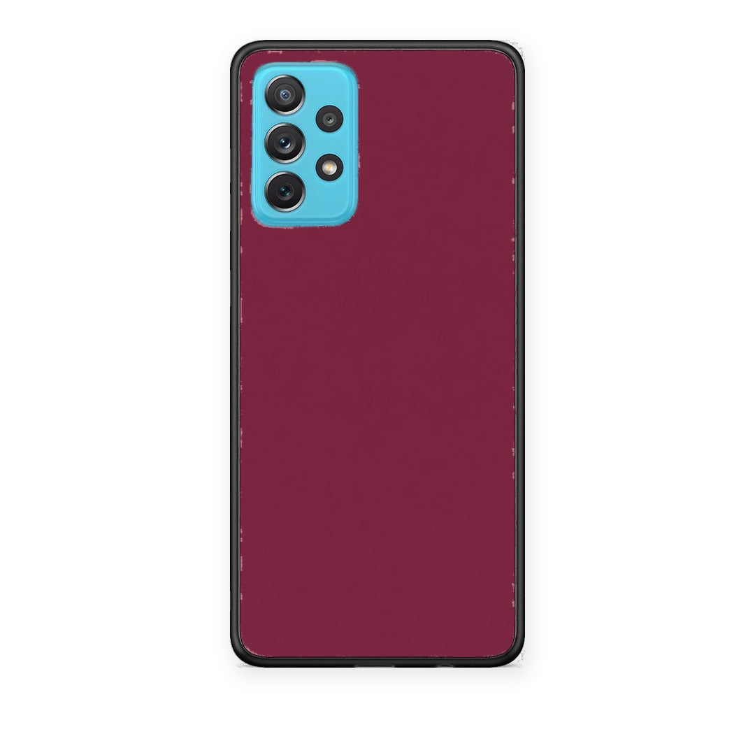 Θήκη Samsung Galaxy A72 Burgundy από τη Smartfits με σχέδιο στο πίσω μέρος και μαύρο περίβλημα | Samsung Galaxy A72 Burgundy case with colorful back and black bezels